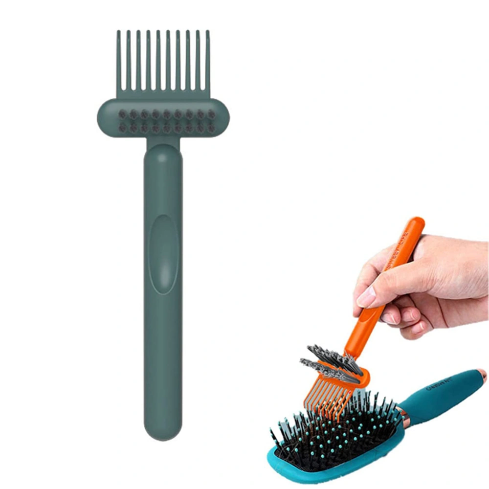 2 in 1 Comb Cleaning Brush Hair Brush Cleaner Tool Hair Brush Remover Rake Hair Brush Cleaning Tool Removing Hair Dust Home and Salon