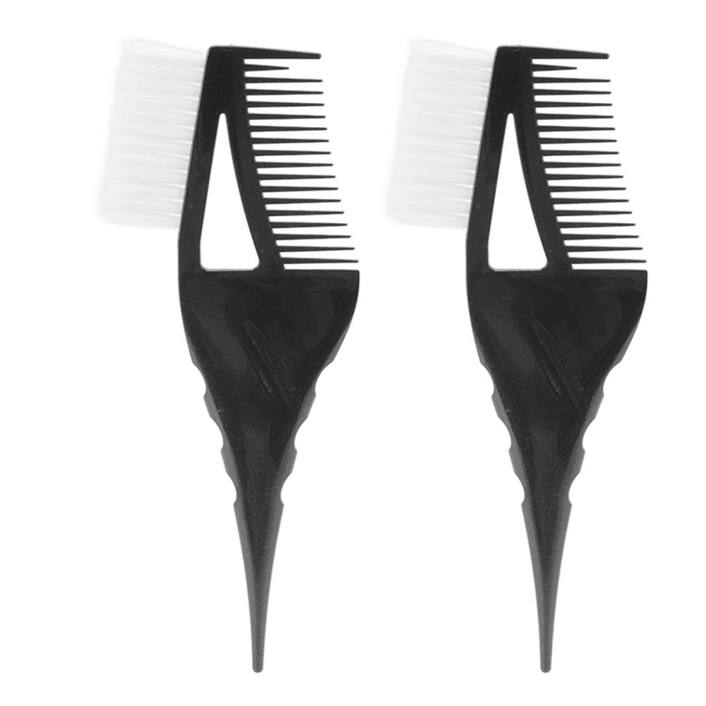 2PCS Hair Dye Brush Double Side Comb Applicator DIY Hairdressing Tools for Home Beauty Salon