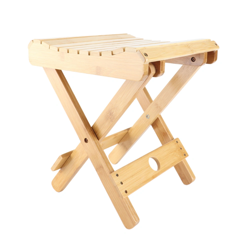 Folding Stool Bamboo Massage Shop Shaving Shower Footrest Home Portable Folding Seat