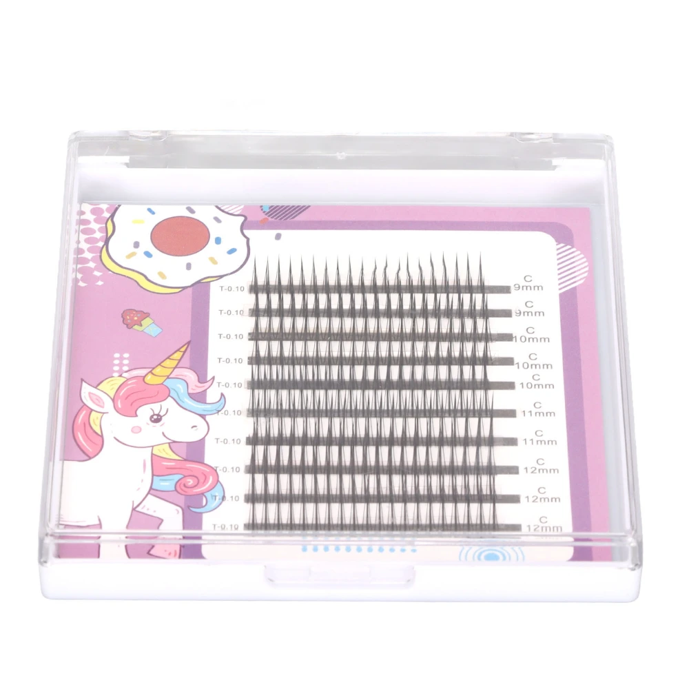 DIY Cluster Lashes Professional Beauty Salon C Curl A Shape Individual Eyelashes for Eyelash Extension