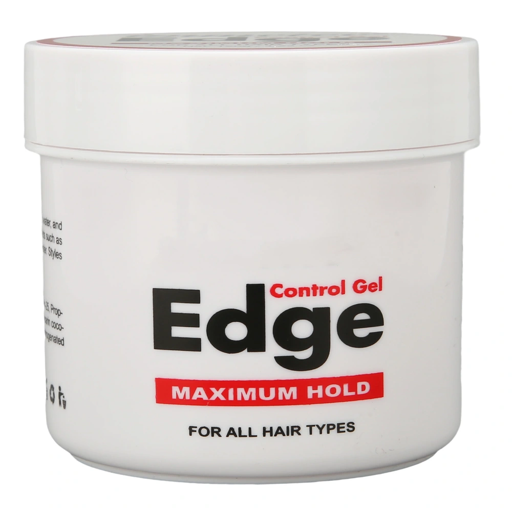 Edge Control Gel 120g Edge Control Smoother Strong Hold Non Greasy Organic Ingredients Edge Control Wax for Women Hair