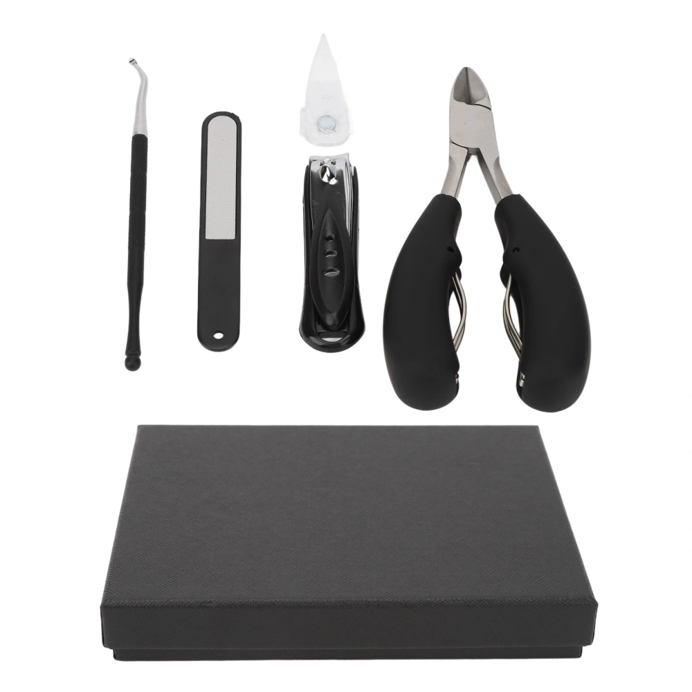 Professional Manicure Set High Hardness Wear Resistant 4 in 1 Portable Travel Stainless Steel Manicure Set for Home