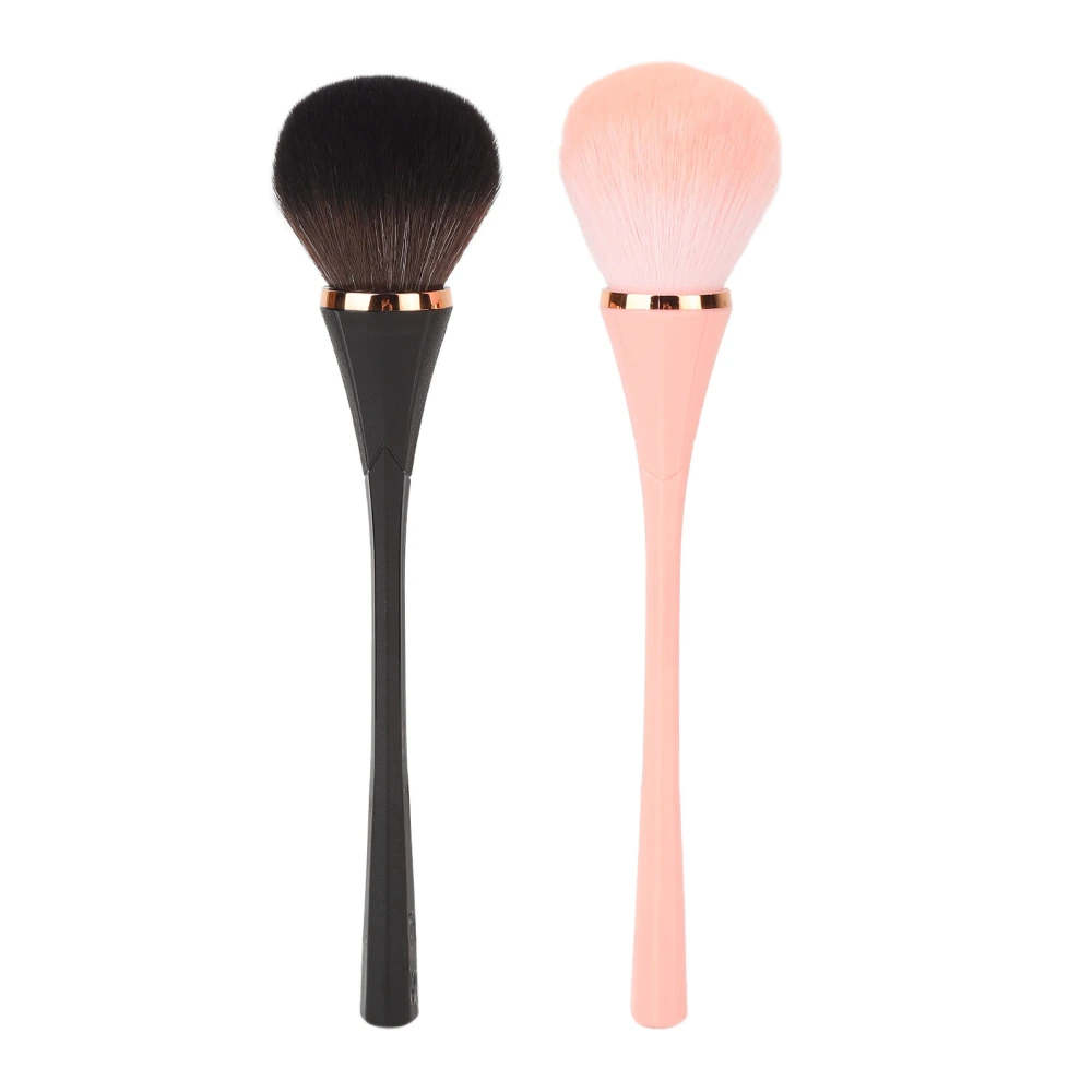 2pcs Loose Powder Blush Brush Professional Soft Hair Makeup Brush Set Cosmetic Tool for Makeup Artist