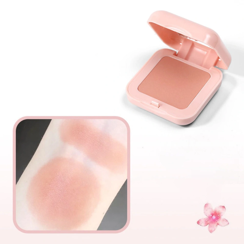 Mini Makeup Blush Single Color Powder Matte Cute Long Lasting Smooth Color Stay Portable Blush for Girls 01