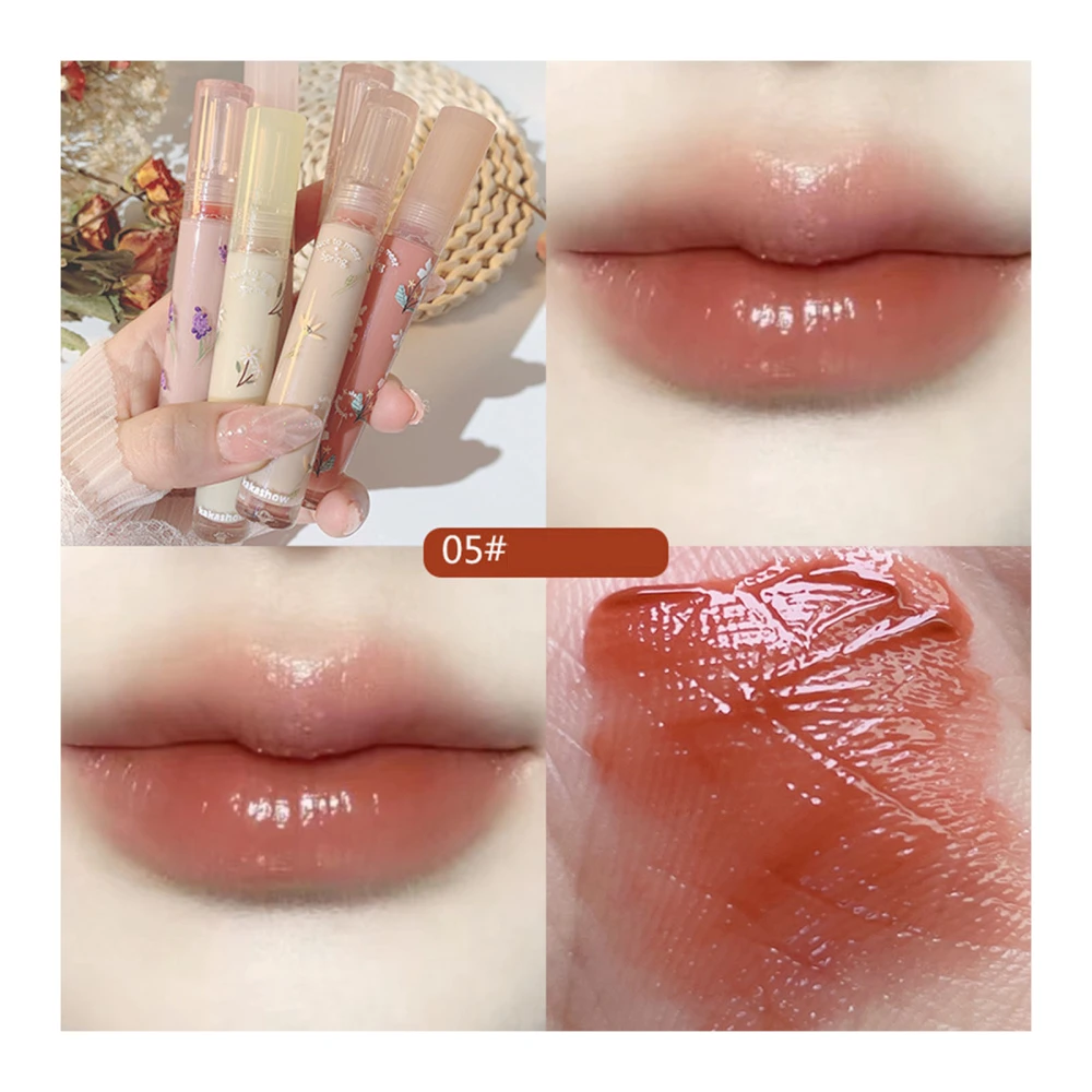 3Pcs Gloss Liquid Lipstick Long Lasting Moisturizing Colorstay Makeup Lip Polish Lipstick for Girls Type 5