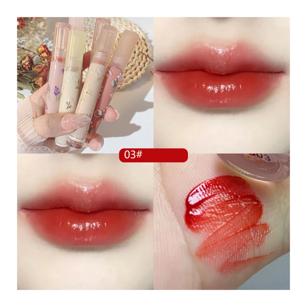 3Pcs Gloss Liquid Lipstick Long Lasting Moisturizing Colorstay Makeup Lip Polish Lipstick for Girls Type 3