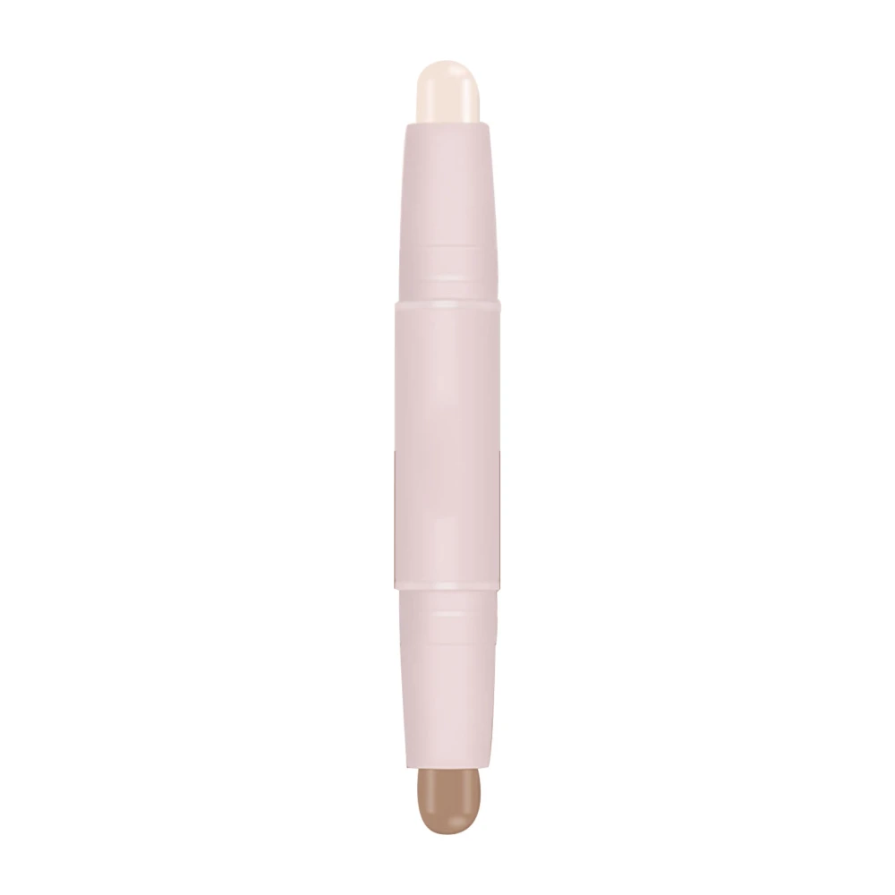 Contouring Highlighter Stereo Double Head Retouching Nose Shadow Face Brightening Beginner Lying Silkworm Pen Skin Brightening Color