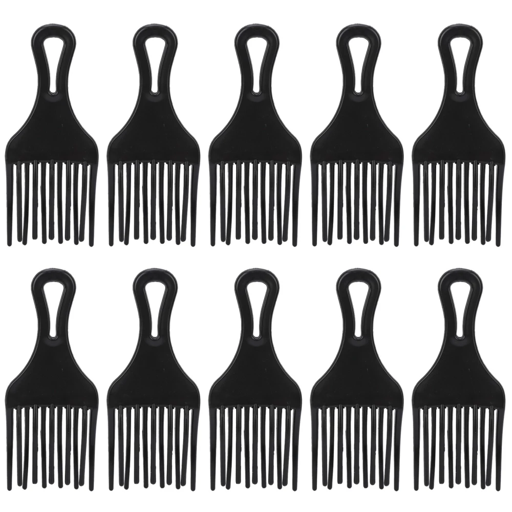 10Pcs Hair Pick Comb Ergonomic Skin Friendly Multipurpose Plastic Hair Lift Combs for Salon Styling Haircuts