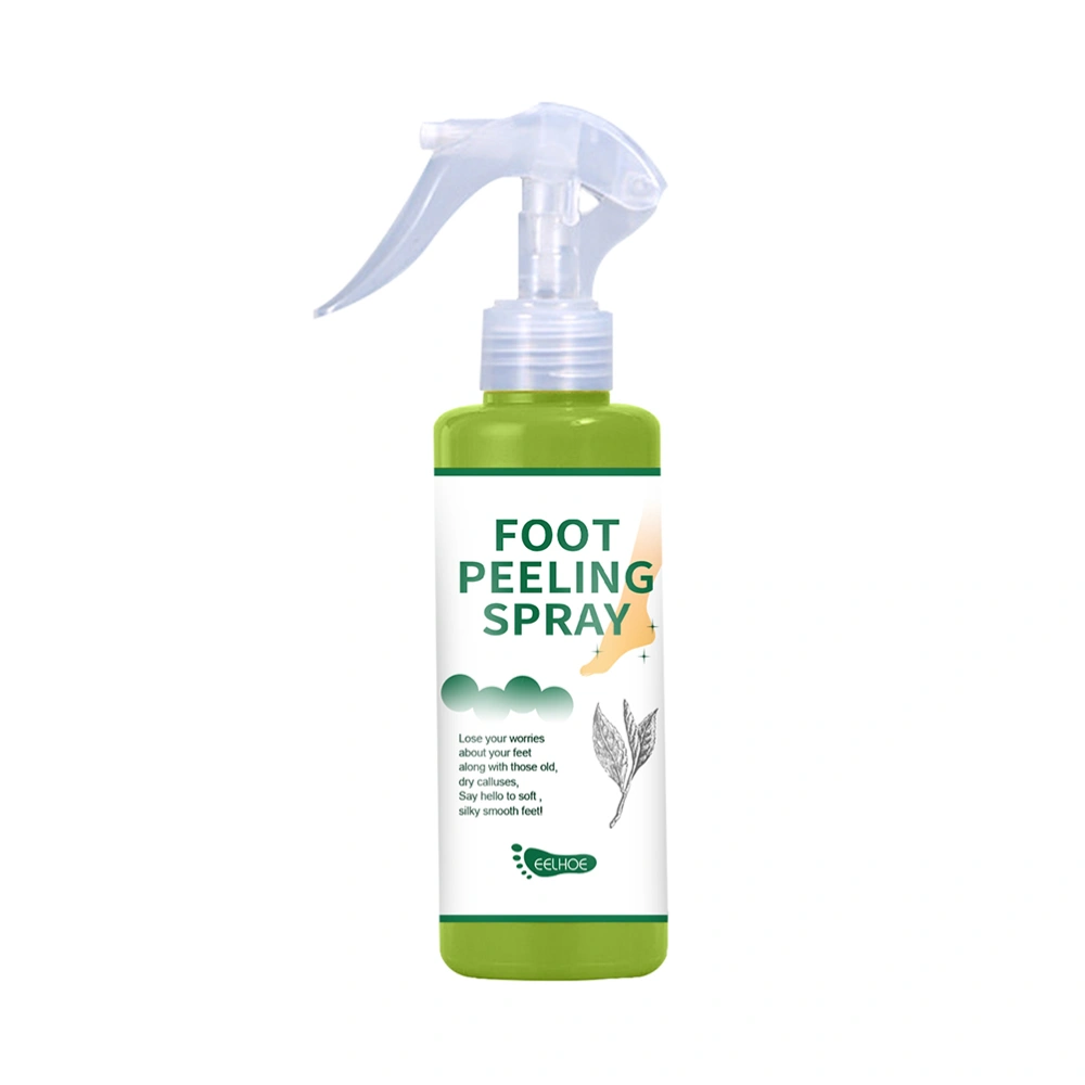 Foot Peeling Spray 100ml Green Tea Foot Care Spray Remove Dead Skin Hydrating Nourishing Peel Off Spray Exfoliating Spray