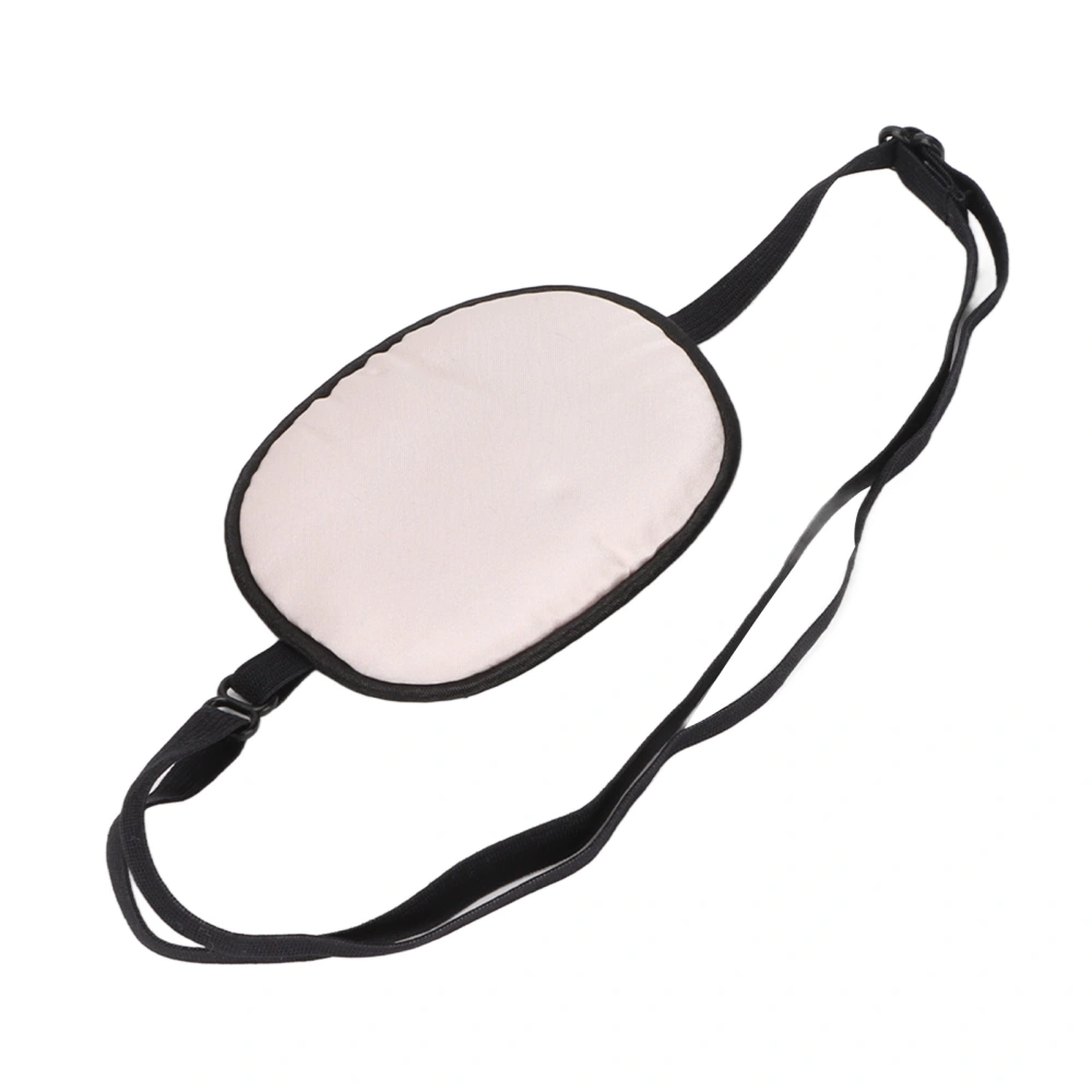 Silk Single Eye Patches Strabismus Correction Adjustment Strap Breathable Comfortable Elastic Eye Patches for Kids Light Pink