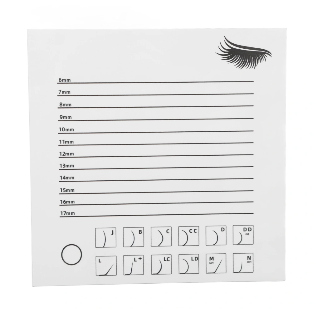 2 In1 Bigger Size White Lash Tray Holder Display Professional Strip Eyelash Extensions Pallet