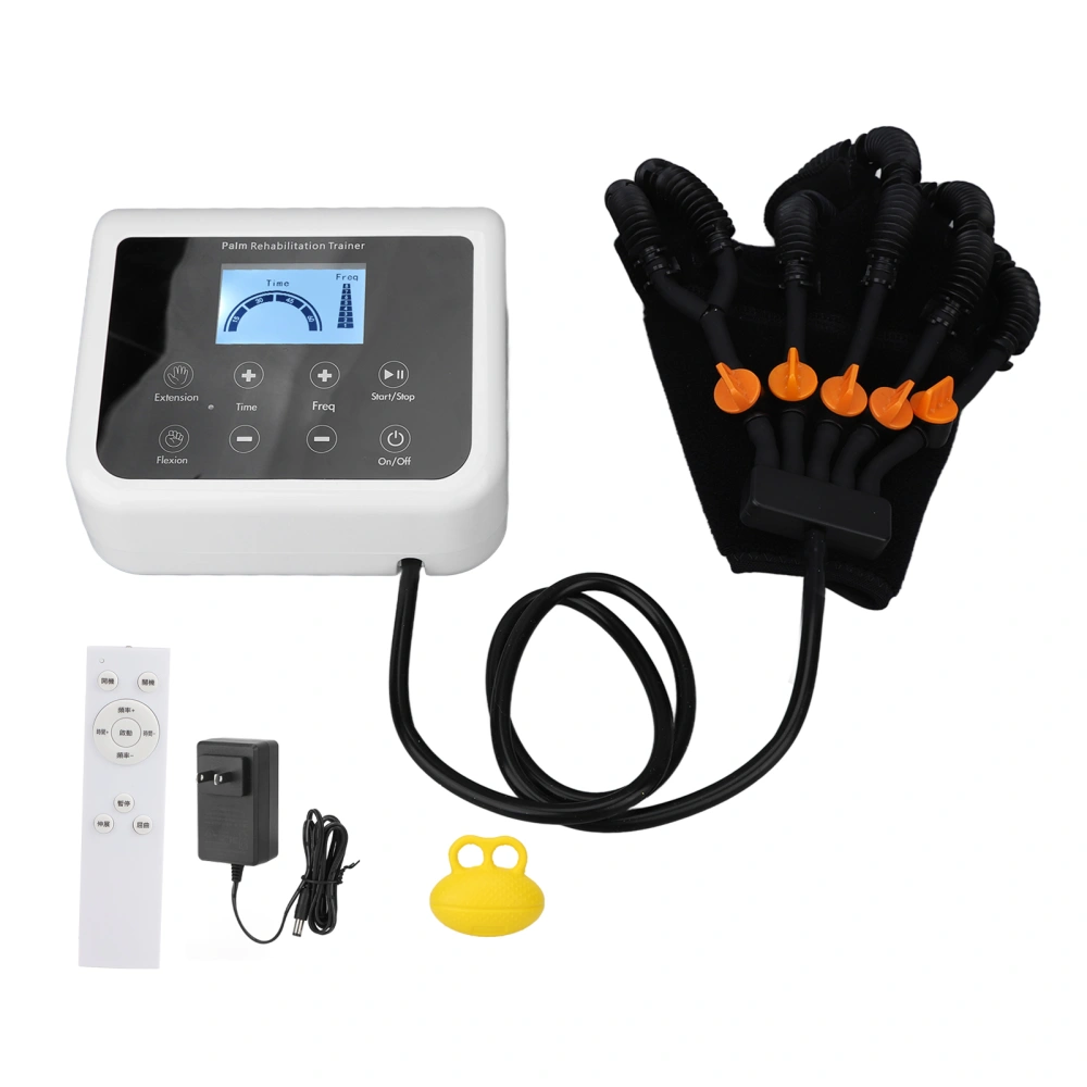 Intelligent Hand Function Rehabilitation Instrument Finger Training Robot Gloves Orthosis Right Side US Plug 110‑240V L