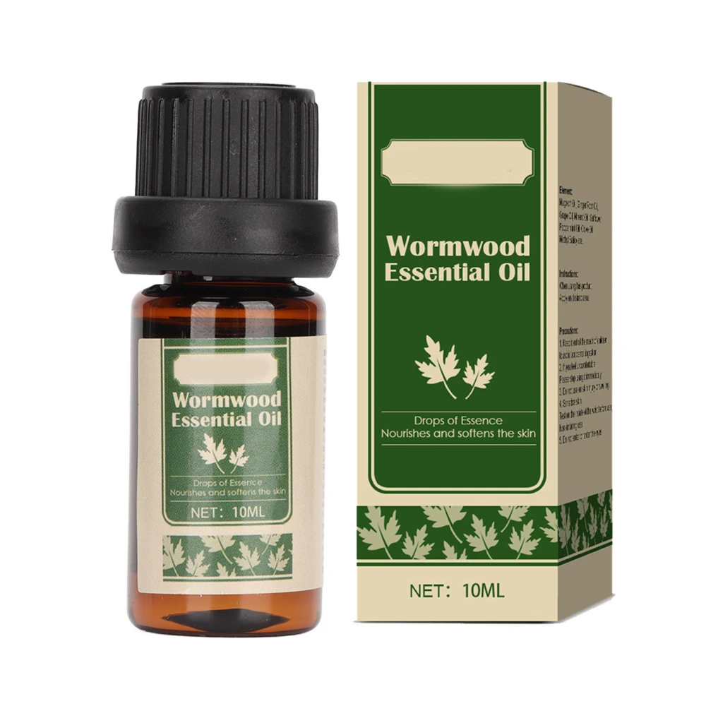 10ml Wormwood Essential Oil Natural Anti Cellulite Nourishing Body Scraping Massage Oil