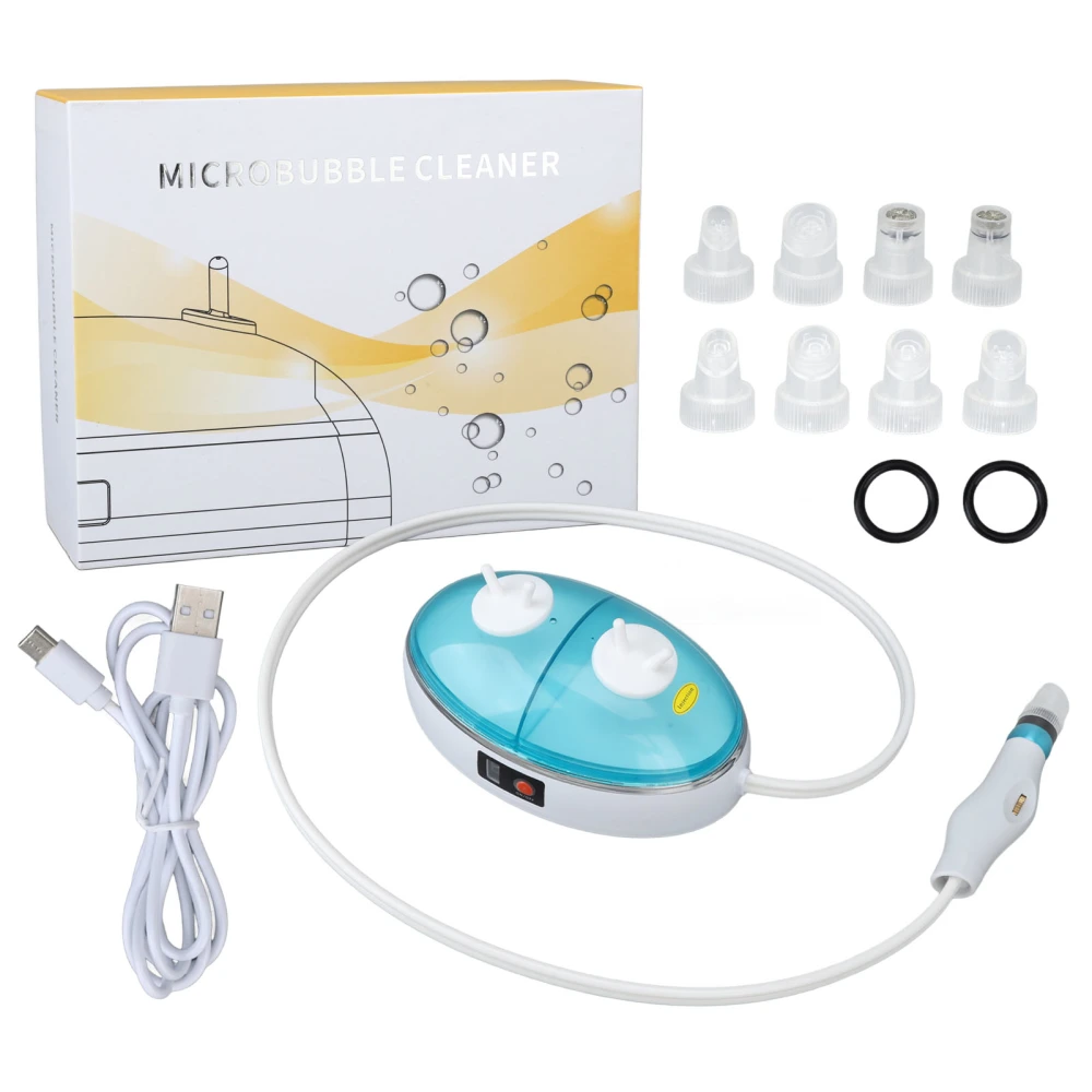 Electric Blackhead Vacuum Machine 3 Gears 8 Suction Heads Remove Dirts Skin Vacuum Pore Cleaner