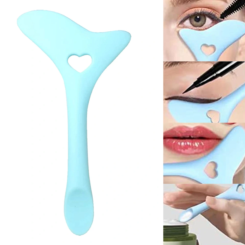 Silicone Eyeliner Aid Eyeliner Stencils Wing Tips Reusable Silicone Eyeliner Tool Mascara Drawing Aid Makeup Tool Eyeliner Applicator Tool