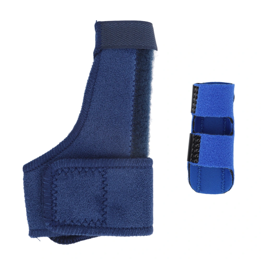 Thumb Splint Brace Multi Finger Universal Hand Support for Straightening Arthritis Blue Left Hand