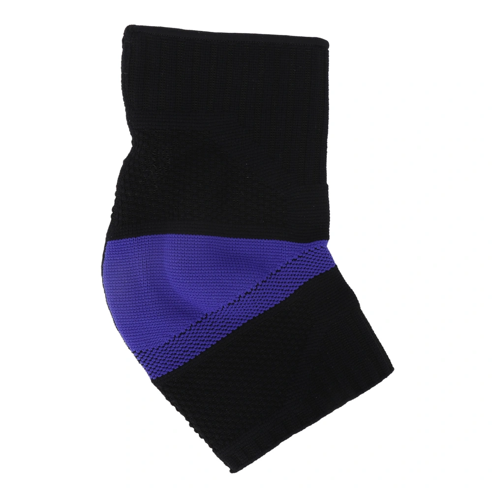 Ankle Brace Soft Silicone Knitting Ankle Support Strap for Pain and Swelling Relief Injury Reduction Black XL