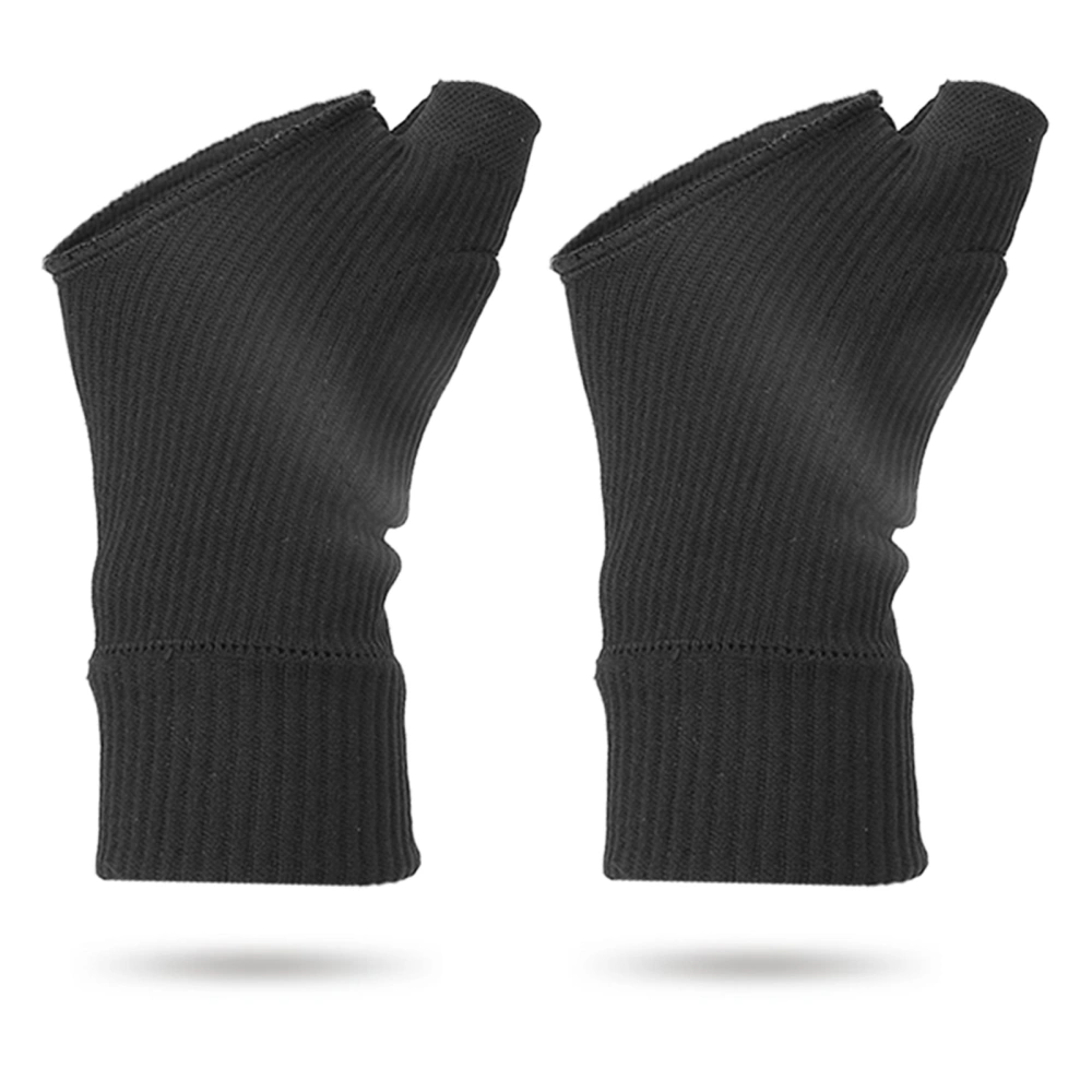 2Pcs Thumb Stabilizer Pain Relief Tendonitis Recovery Thumb Wrist Protection Thumb Spica Splint for Thumb Wrist Sports L (15x7cm / 5.91x2.76in)