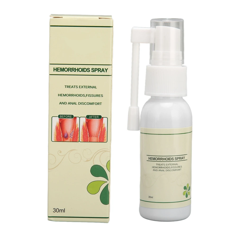 30ml Natural Herbal Hemorrhoids Spray Anti Itching Hemorrhoid Treatment Spray for Health Care