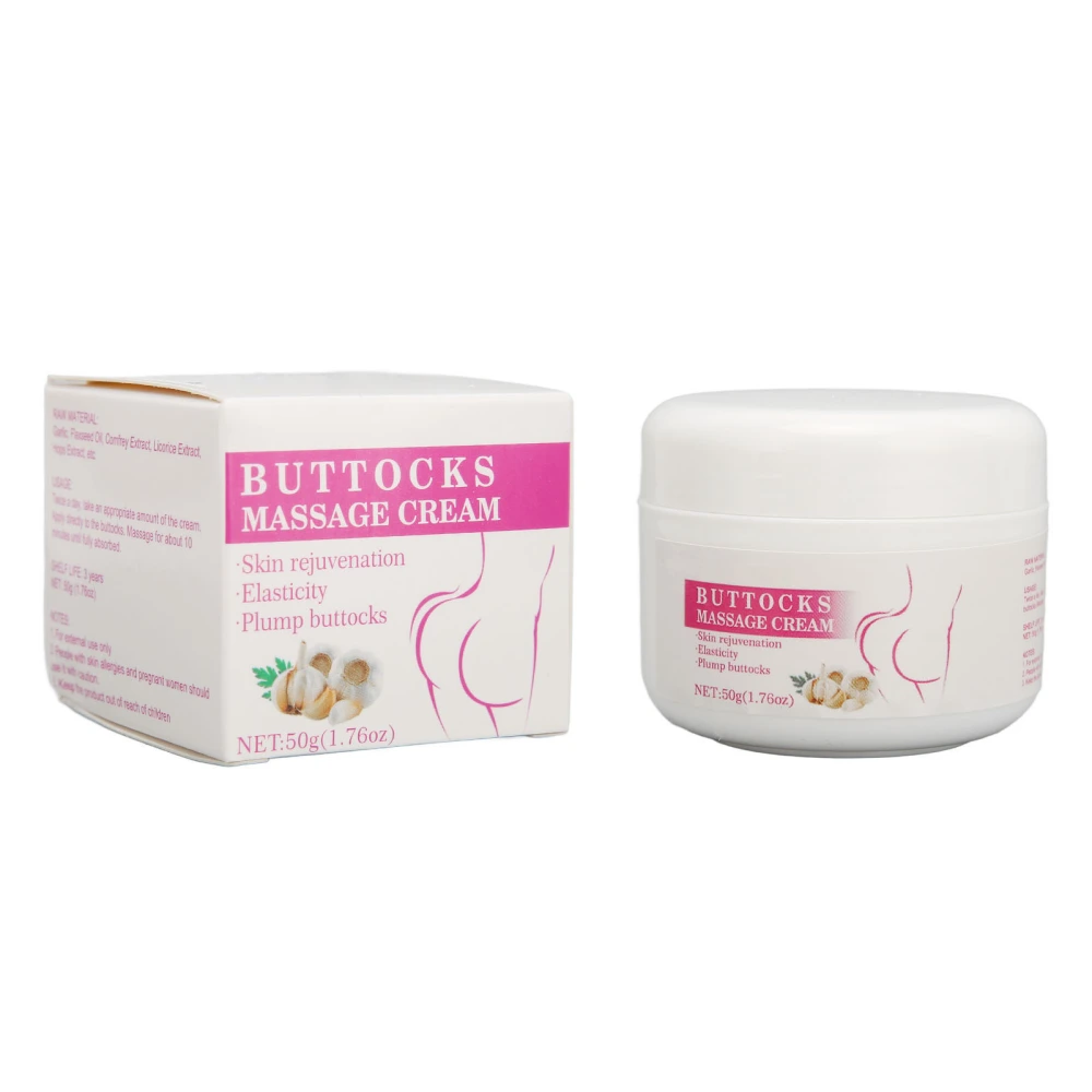 Buttocks Massage Cream Firming Tightening Moisturizing Cellulite Removal Hip Lift Up Cream for Women 1.8oz