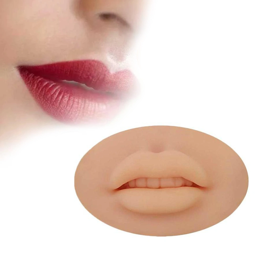 Silicone Skins Tattoo Practice Skin 3D Practice Skin for Makeup Lips Tattoo Practice Skin for Makeup Lip Artist and Beginners