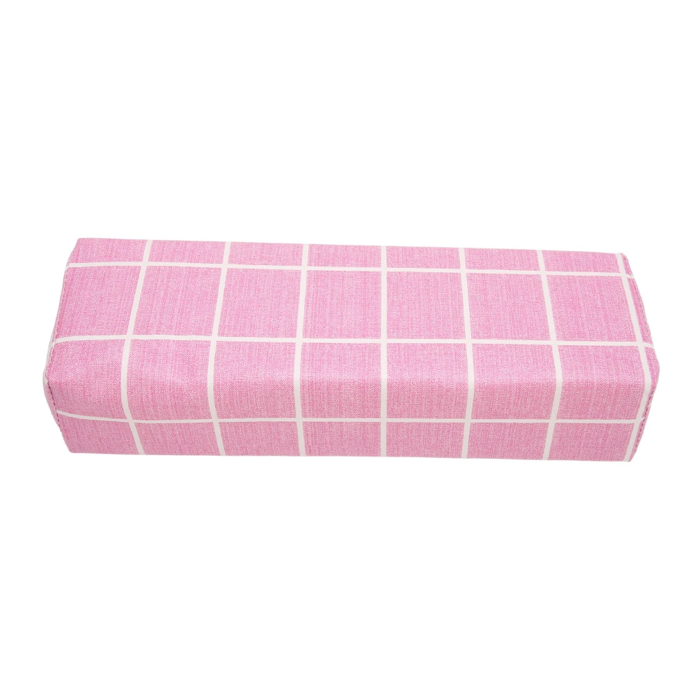 Nail Art Pillow Soft Comfortable Rectangular PU Manicure Hand Rest Cushion for Salon Home