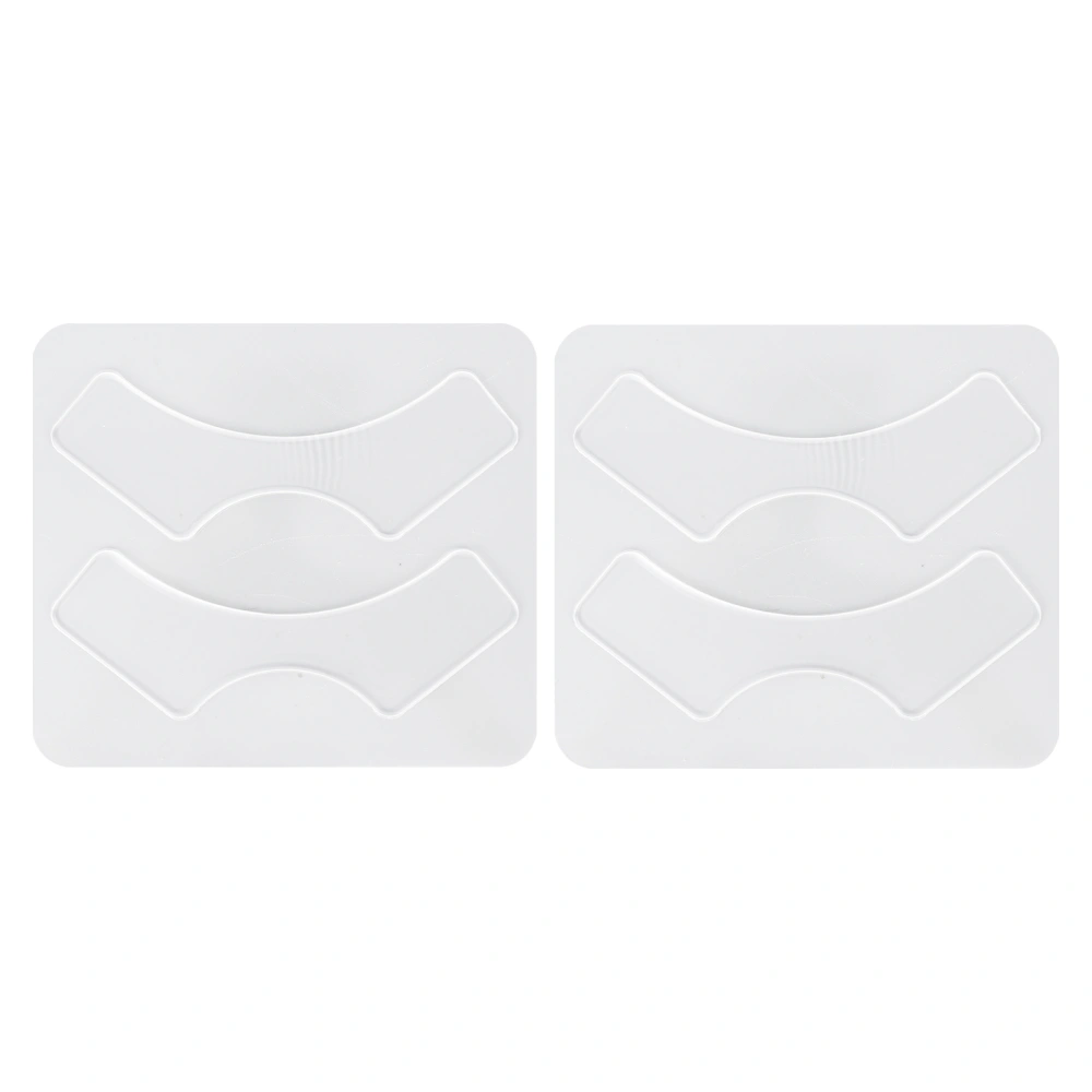 Lip Wrinkle Patch Reusable Transparent Skin Firming Silicone Upper Lip Pad for Day Night 2 Pairs