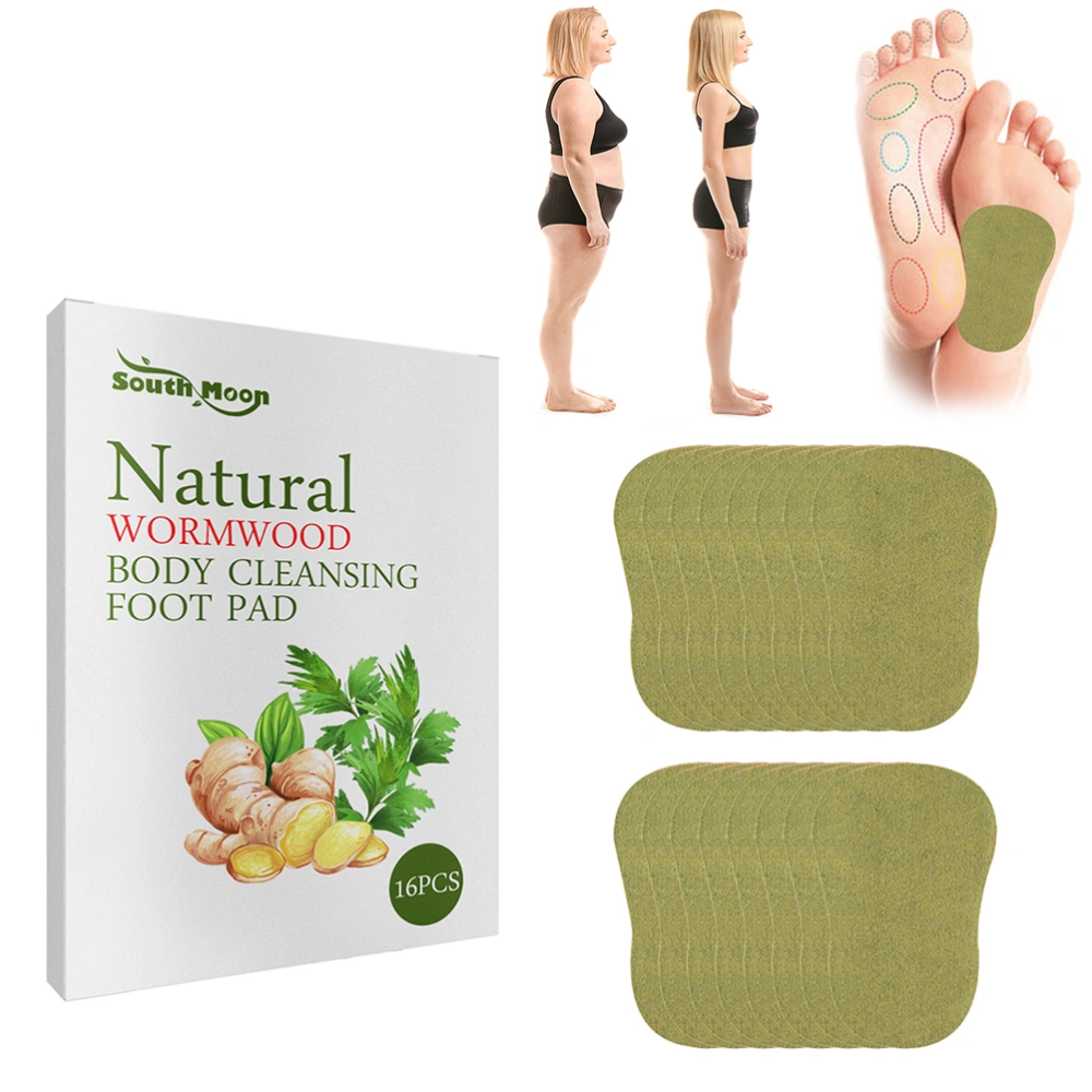 Wormwood Body Detoxing Pads Natural Wormwood Body Cleansing Foot Pads Anti Swelling Ginger Detoxing Patch