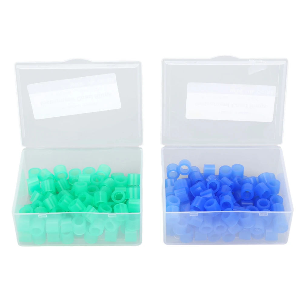 200pcs Color Code Rings Silicone Easy Clean Dental Color Code Rings for Distinguish Orthodontic and Dental Instruments