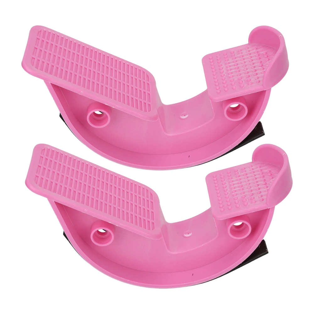 2pcs Slant Board Calf Stretcher Ankle Foot Incline Board for Stretching Tight Calves Plantar Fasciitis Pink