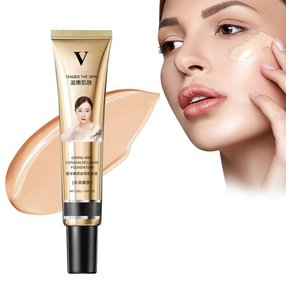 Liquid Full Coverage BB Cream Make Up Base Cream Concealer Long Lasting Waterproof Liquid