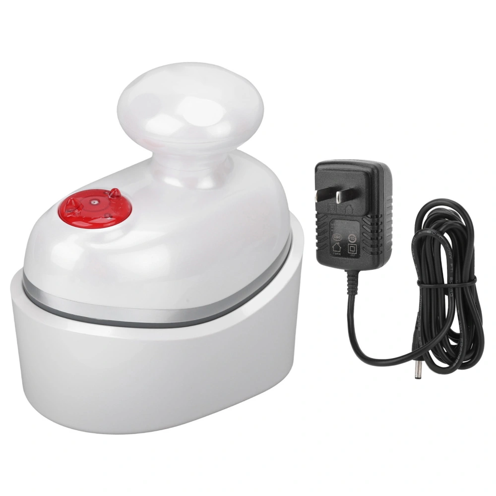 Handheld Massage Machine High Frequency Vibration Relieve Fatigue IPX5 Waterproof Body Massager US Plug 100‑240V White