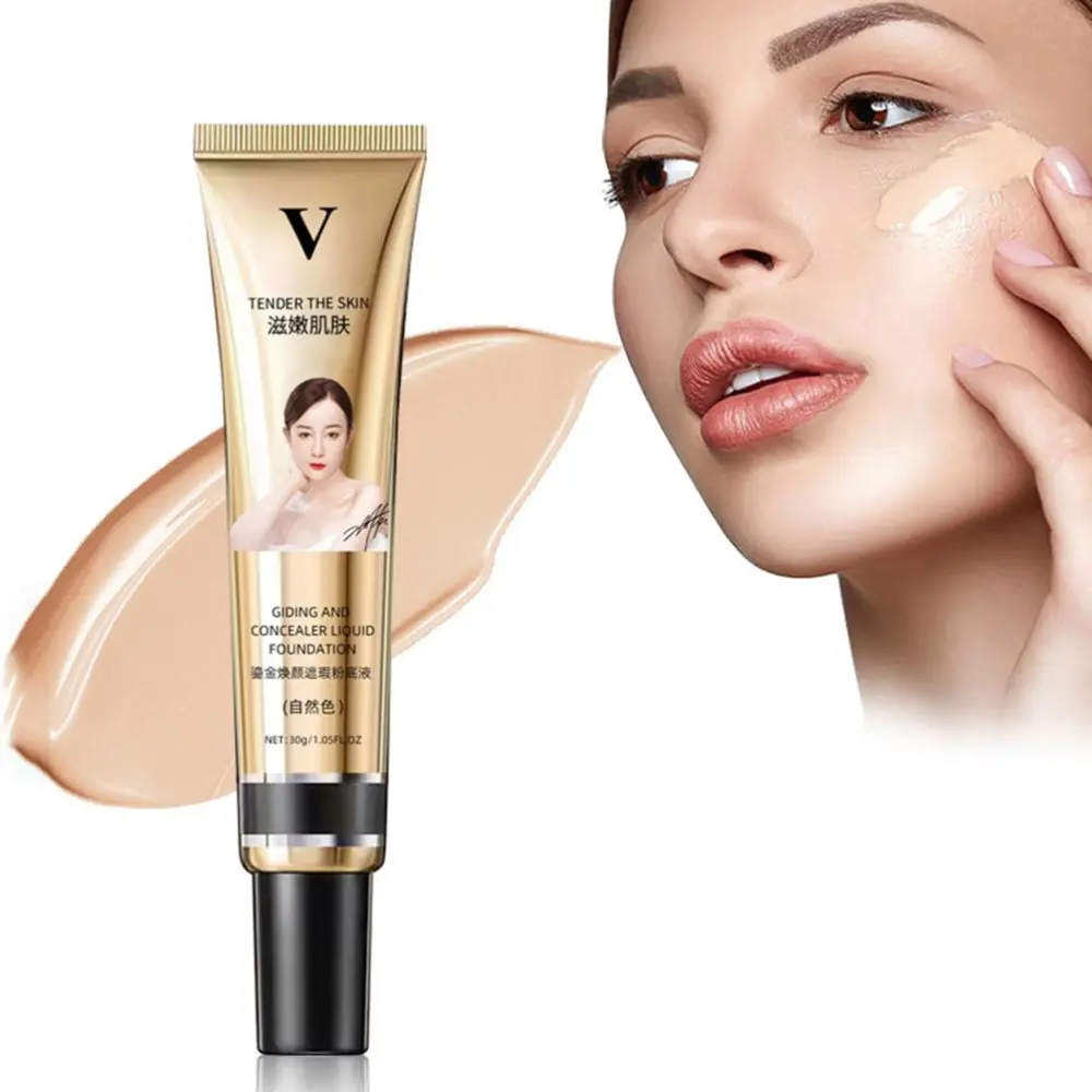 Liquid Full Coverage BB Cream Make Up Base Cream Concealer Long Lasting Waterproof Liquid