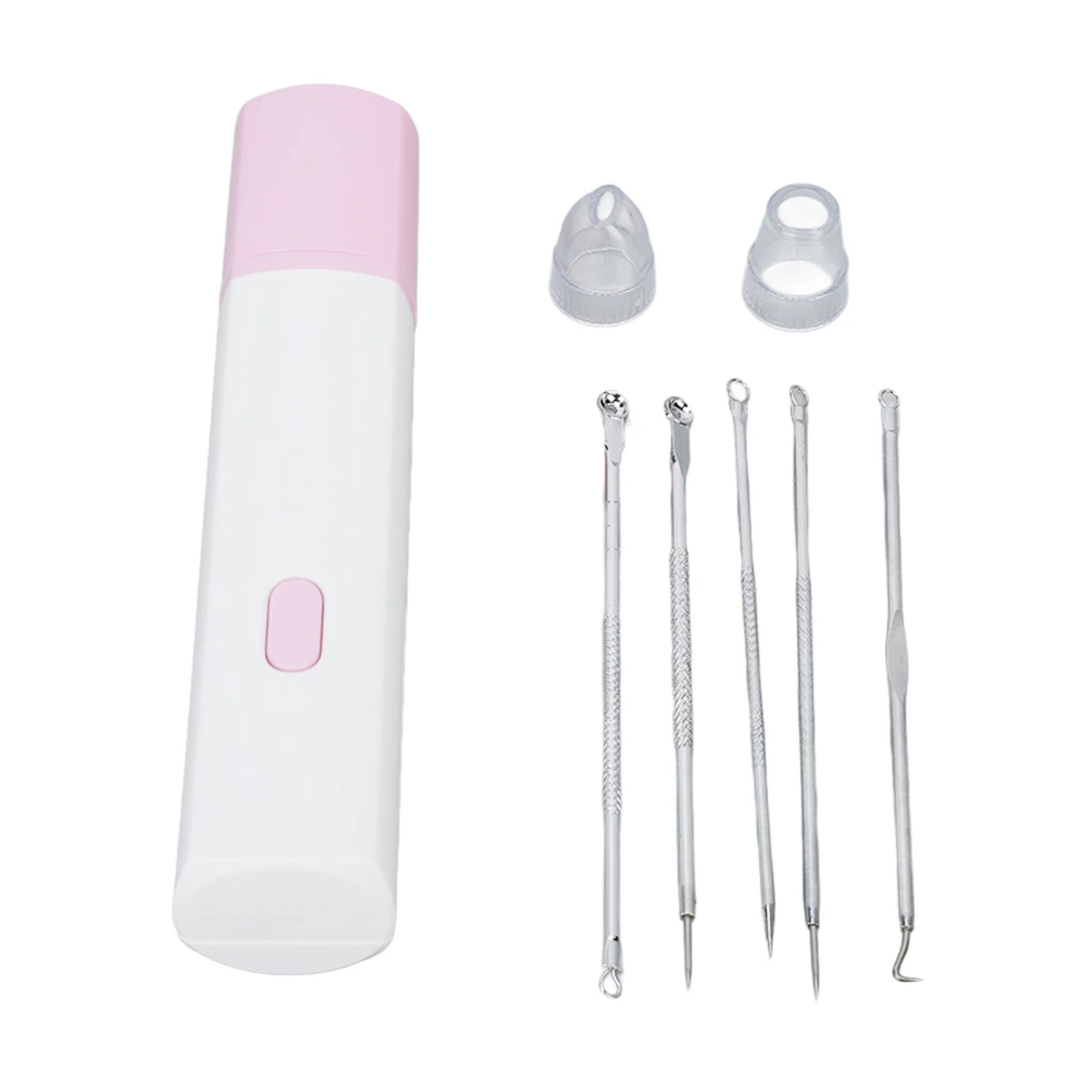 Blackhead Remover Pore Vacuum Facial Pore Cleaner Electric Comedone Whitehead Extractor Tool Set