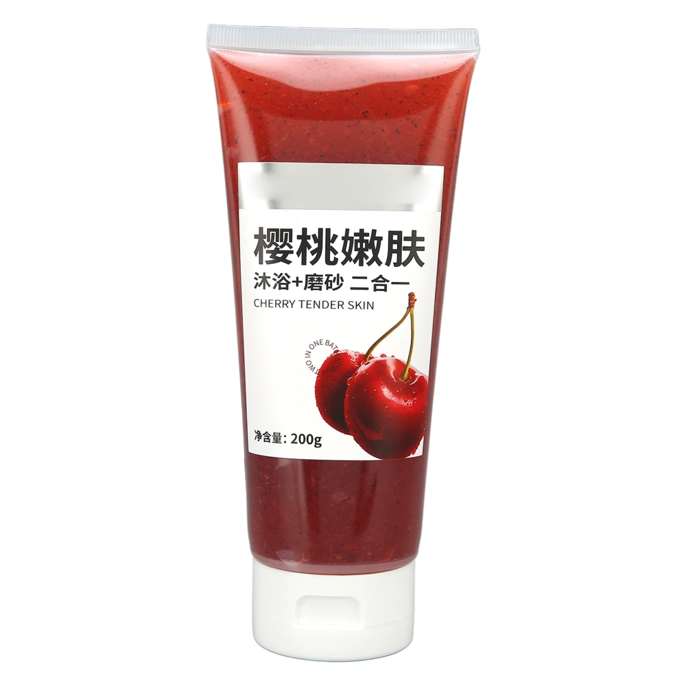 Body Scrub 200g Exfoliating Deep Cleaning Moisturizing Fruity Notes Safe Body Exfoliator for Skin Care