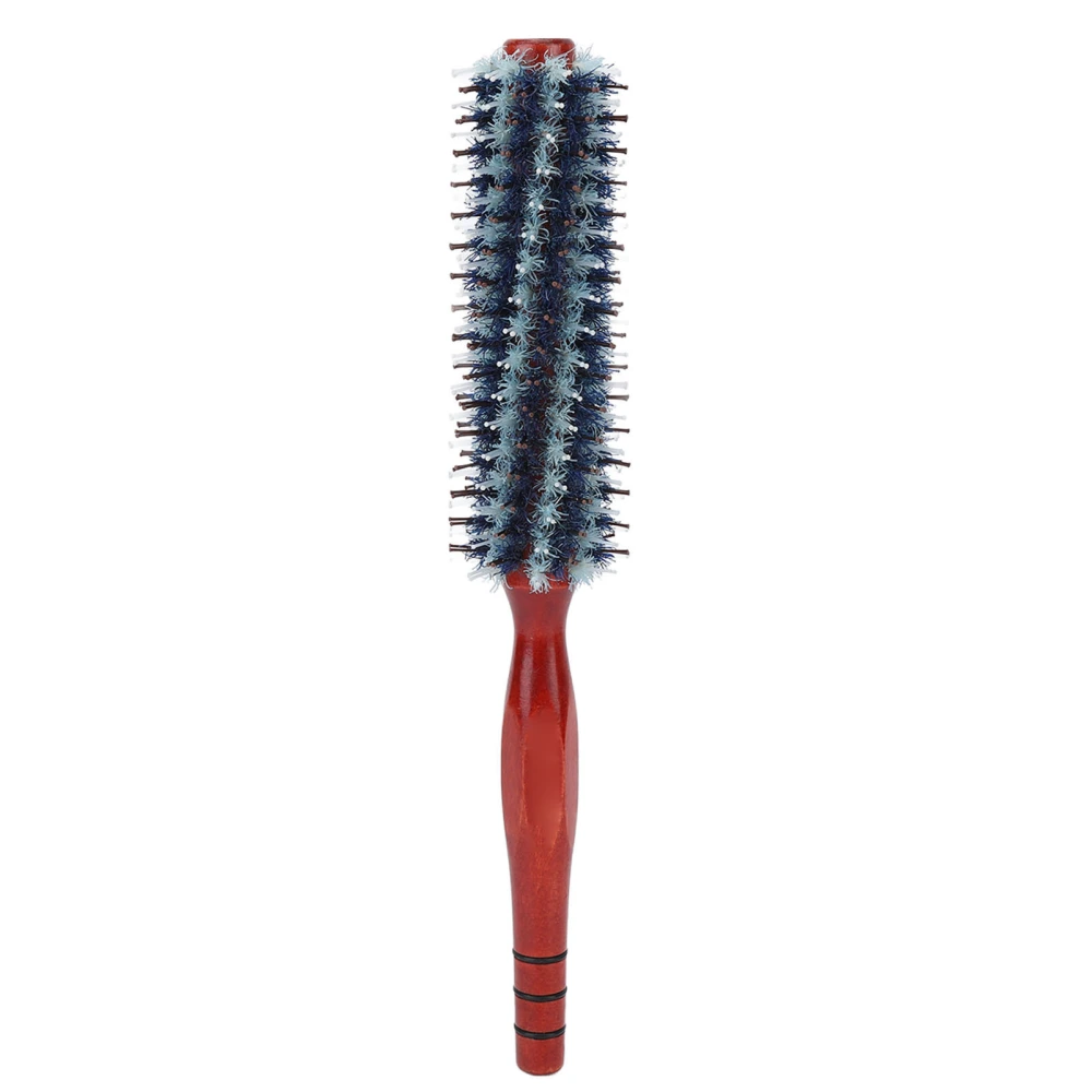 Styling Brush High Temperature Antistatic Humanized Design Synthetic Wood Round Rolling Comb for Salon Home Use 14s Small