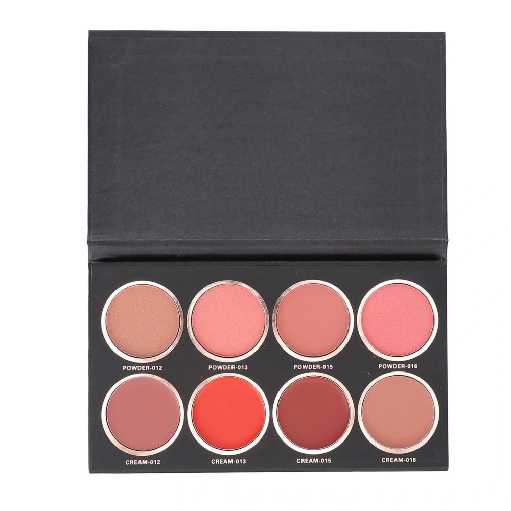 Langmanni 8 Colors Blush Palette Contour Highlight Matte Blush Powder for Facial Makeup