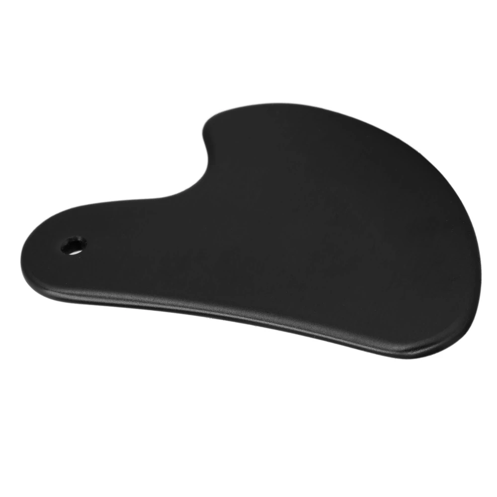 Scraping Board Aluminum Alloy Guasha Facial Tool Whole Body General Massage Tool for SPA Black