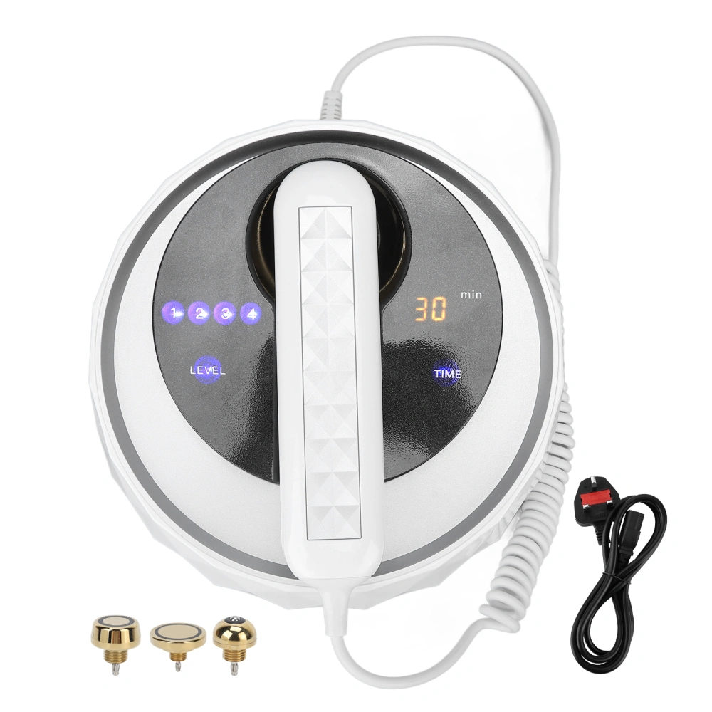 RF Skin Tightening Machine 4 Gears Shrink Pores Whitening Facial Body Skin Rejuvenation Machine 110‑240V UK Plug