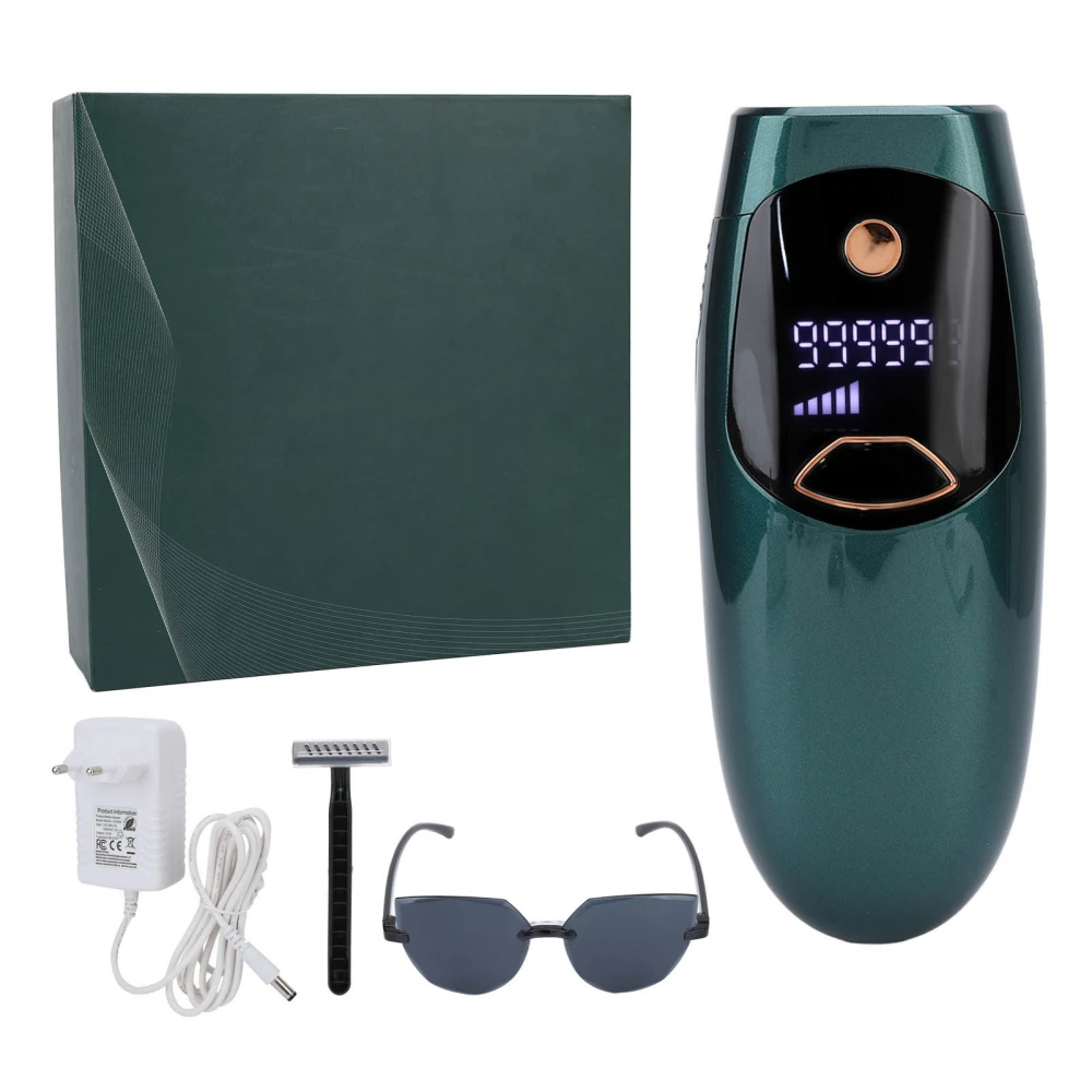 IPL Hair Removal System 5 Energy Gears 2 Flashing Modes Delay Hair Growth Hair Remover Device 100‑240V EU Plug