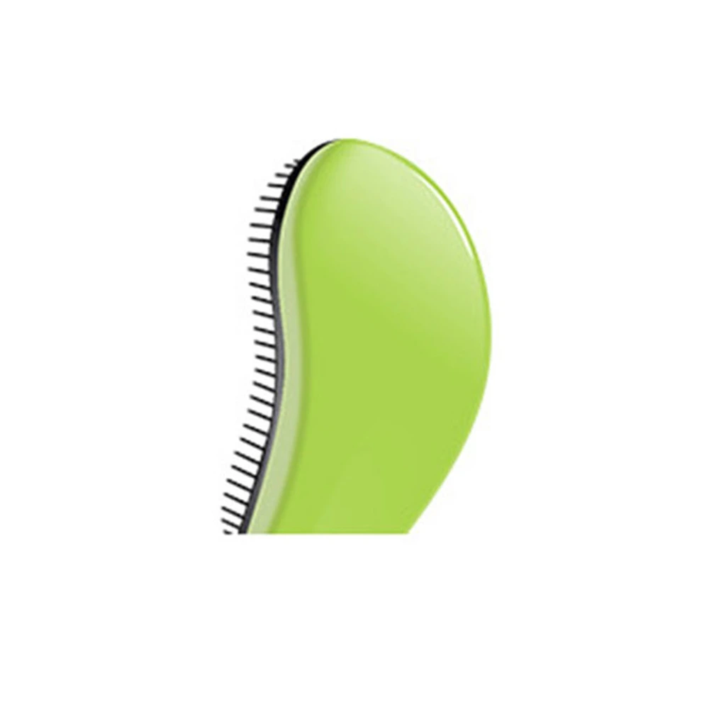 Women Portable Detangling Hairbrush Massage Scalp Hair Styling Tool for Adults Kids Wet Dry Curly Thick Afro Hair Green