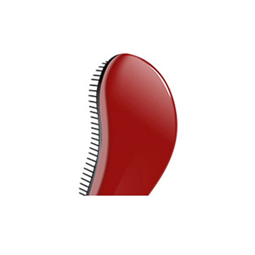 Women Portable Detangling Hairbrush Massage Scalp Hair Styling Tool for Adults Kids Wet Dry Curly Thick Afro Hair Red