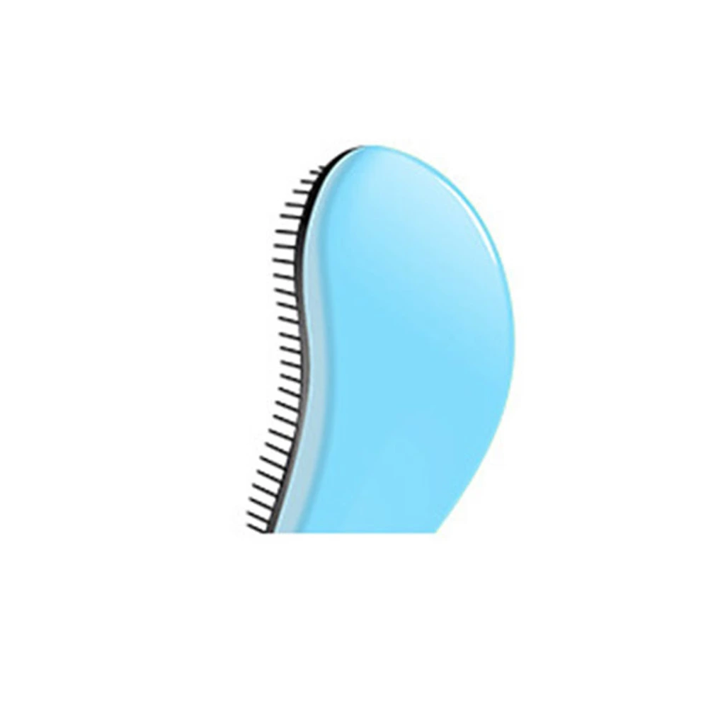 Women Portable Detangling Hairbrush Massage Scalp Hair Styling Tool for Adults Kids Wet Dry Curly Thick Afro Hair Light Blue