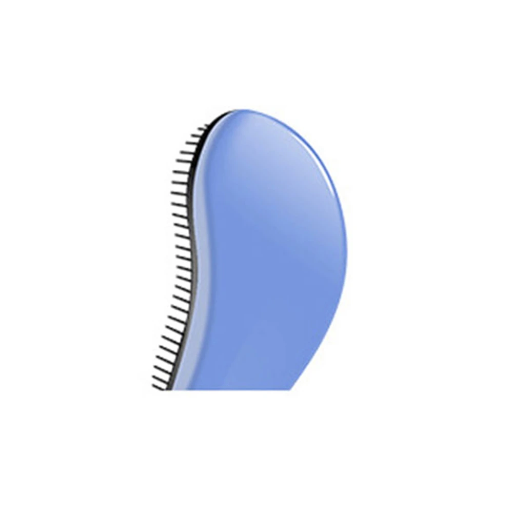 Women Portable Detangling Hairbrush Massage Scalp Hair Styling Tool for Adults Kids Wet Dry Curly Thick Afro Hair Blue