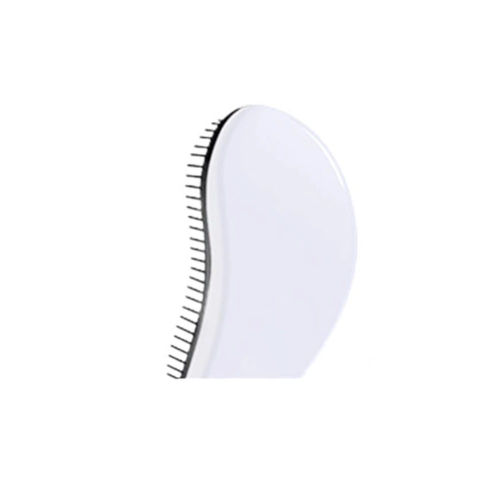 Women Portable Detangling Hairbrush Massage Scalp Hair Styling Tool for Adults Kids Wet Dry Curly Thick Afro Hair White