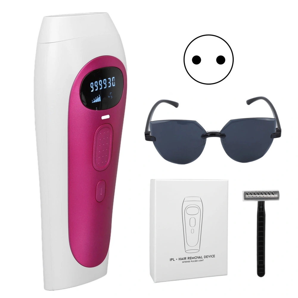 IPL Hair Removal Machine 5 Energy Gears 2 Flashing Modes Handheld Hair Remover Device 100‑240V EU Plug