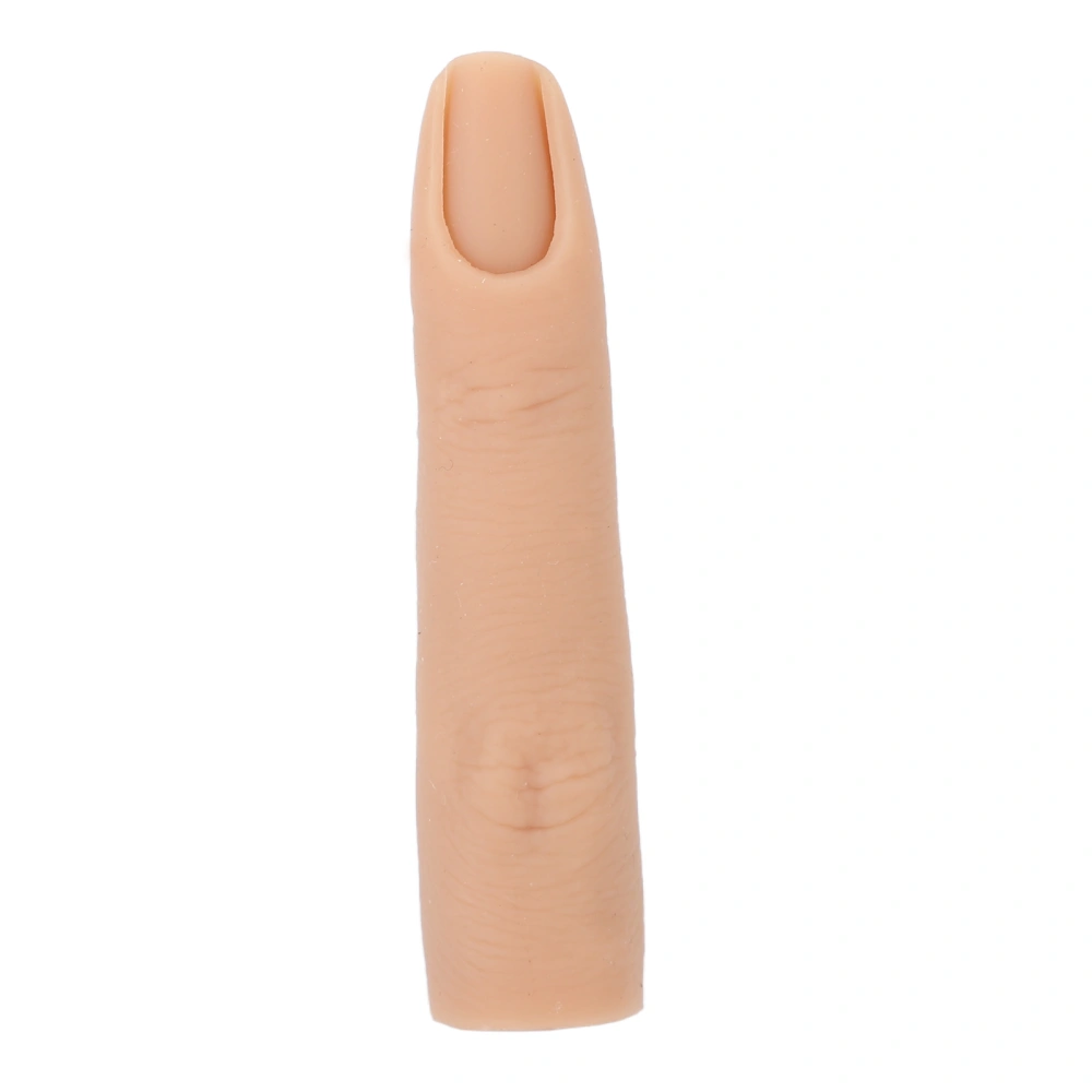 Tattoo Practice Finger Model Professional Silicone Bendable Fake Nail Art Training Finger for Acupuncture