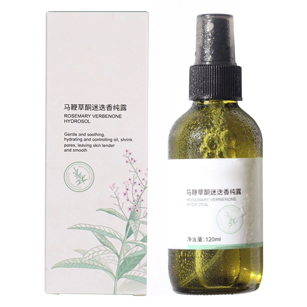 Rosemary Hydrosol Shrinking Pores Soothing Moisturizing Facial Rosemary Hydrosol Serum 120ml