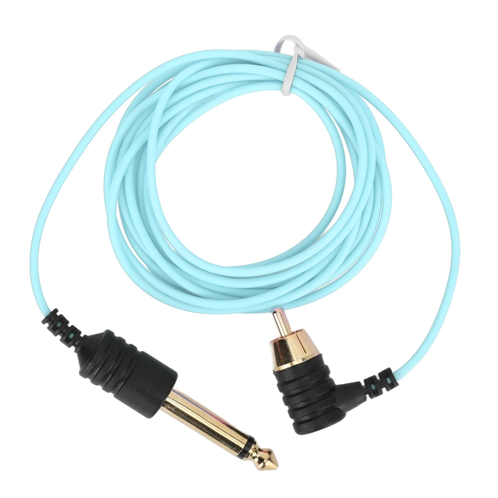 5.9ft RCA Tattoo Clip Cord Flexible Superfine Machine Wire Clip Cord for Tattoo Machine Blue