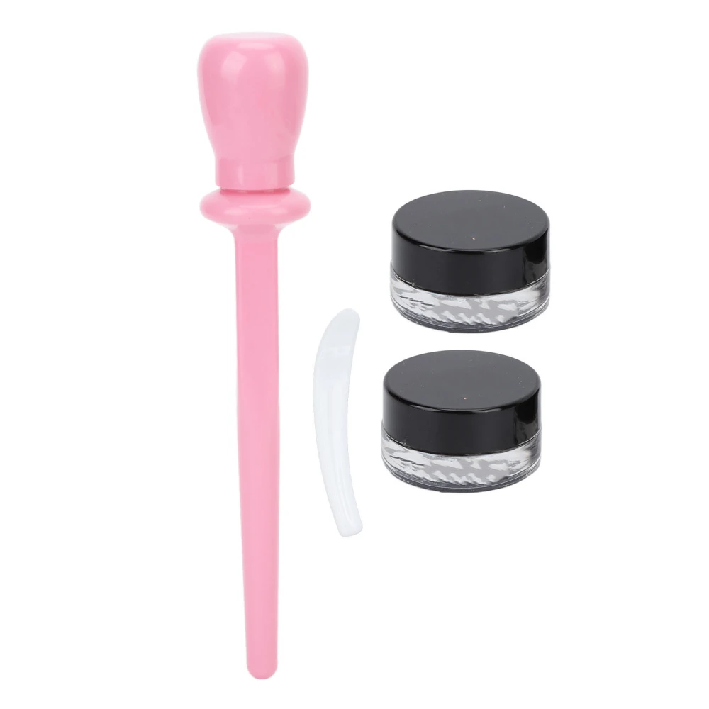 4pcs Silicone Eyeliner Applicator Set Waterproof Eyeliner Professional Eyeliner Makeup Tool Pink